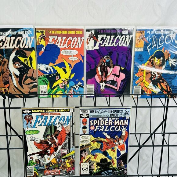 Falcon 1-4 Marvel Premiere 49 & Team Up 114 Lot 1st Appearance of The Silencer - Picture 1 of 4
